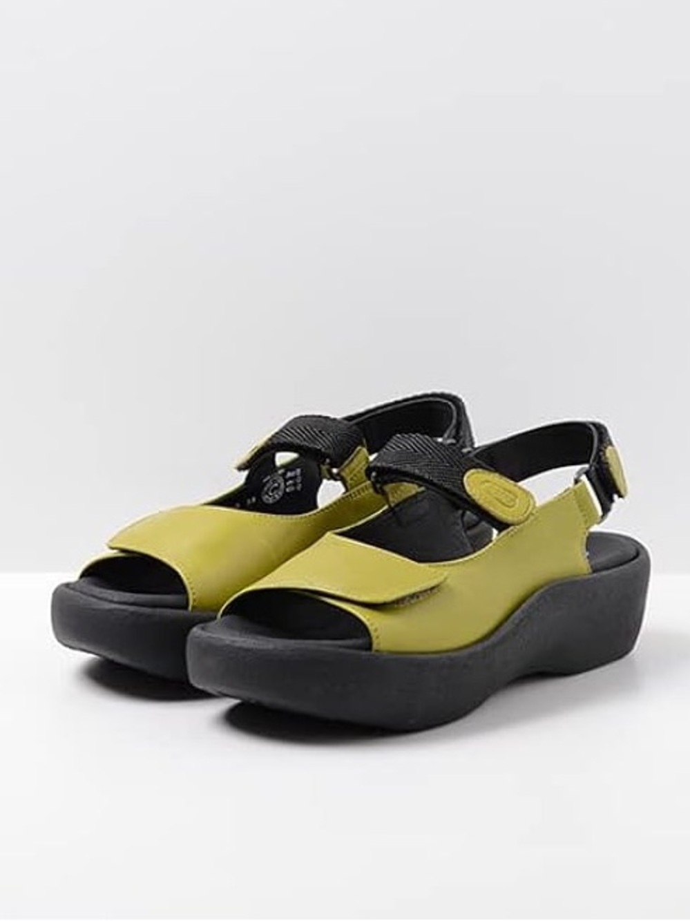 Wolky Jewel Leather Sandals Olive Green Size EU 44